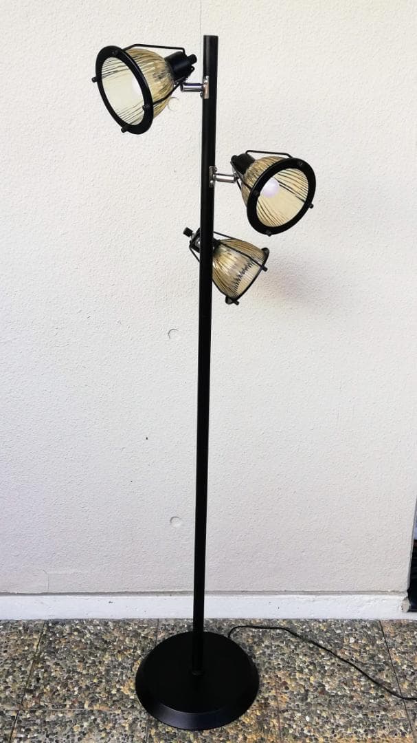 3灯スタンドライト JUKE ジューク 電球付き インダストリアル