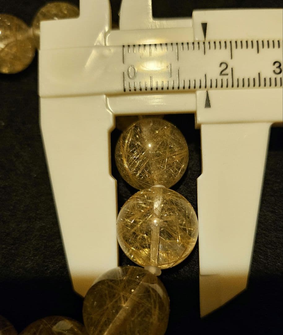 ルチルクォーツ ブレスレット 15mm