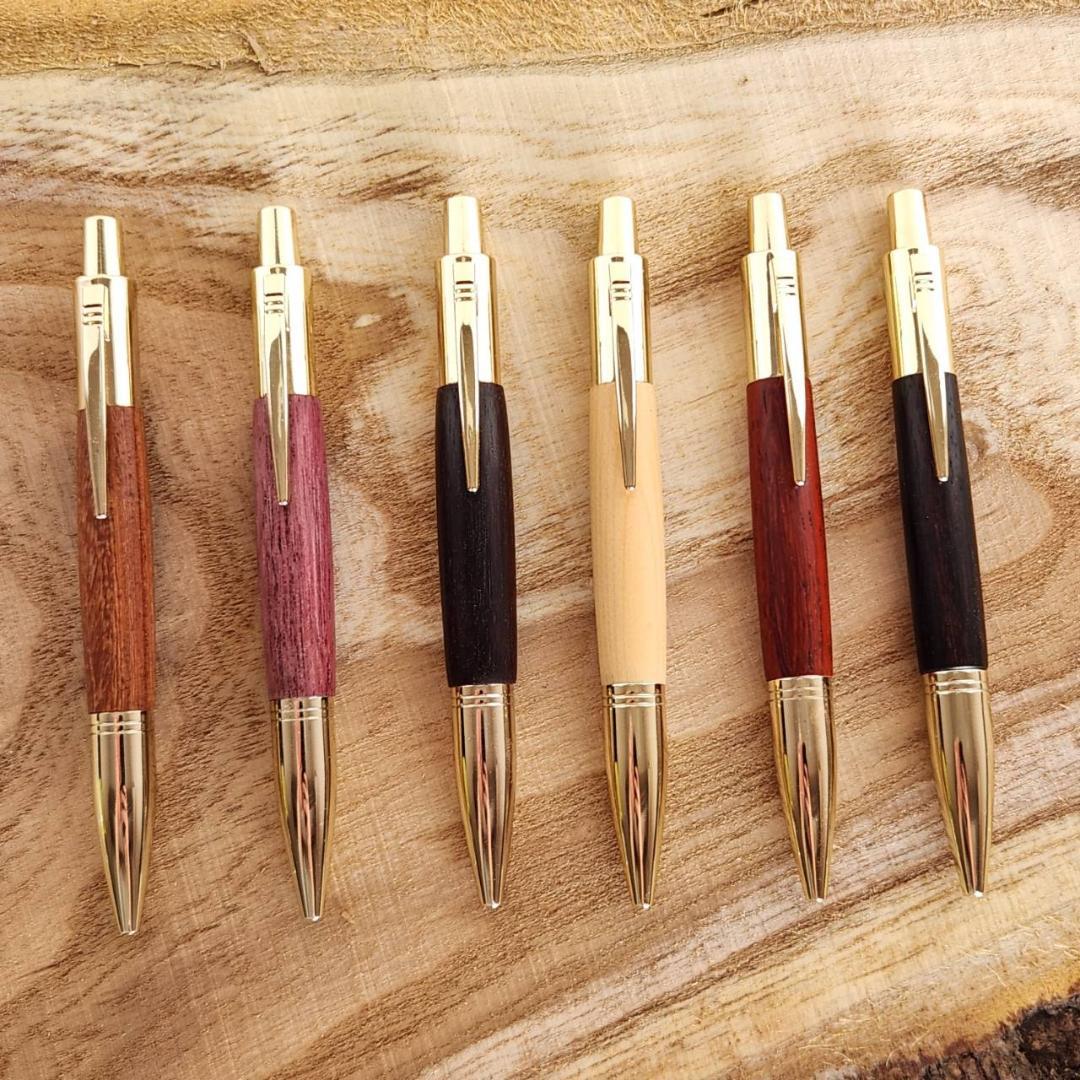 [12h1]本紫檀の木軸ペン(ヴェスパー）