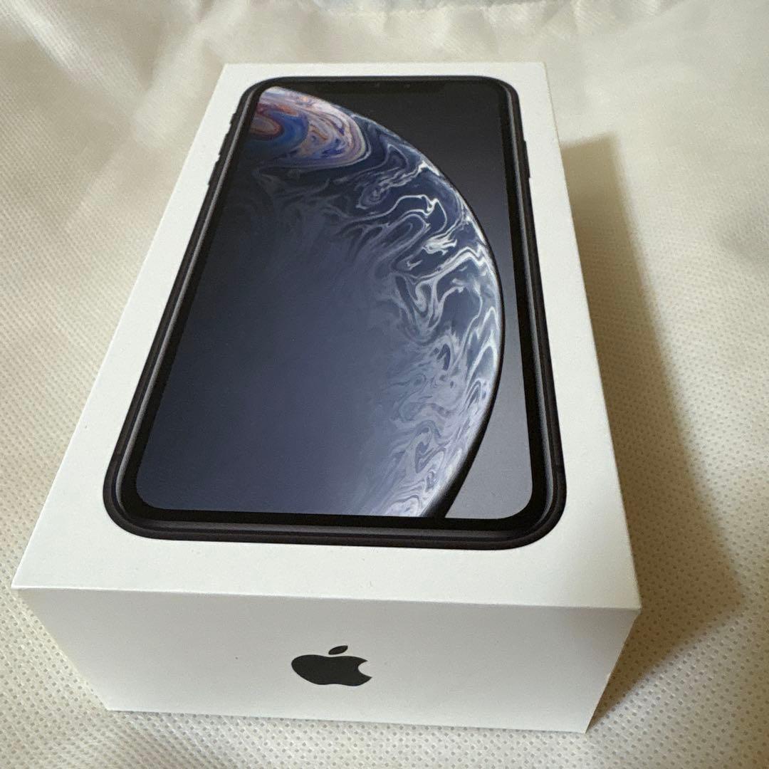 iPhoneXR ブラック64GB バッテリー100% SIMロック解除済