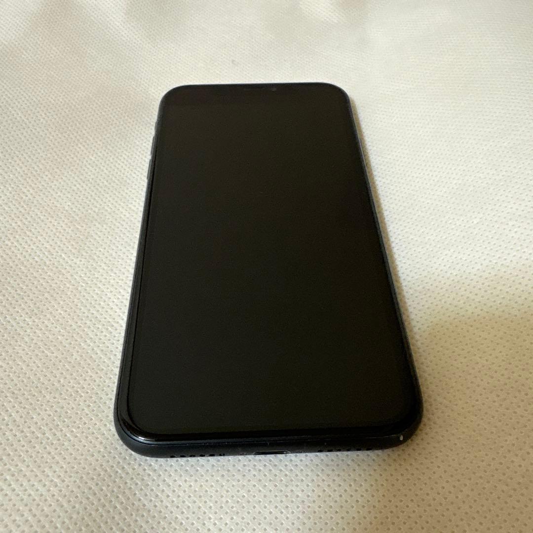 iPhoneXR ブラック64GB バッテリー100% SIMロック解除済