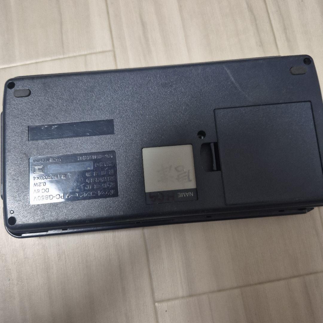 SHARP　ポケットコンピューター　PC G850V　レトロ　稼働品
