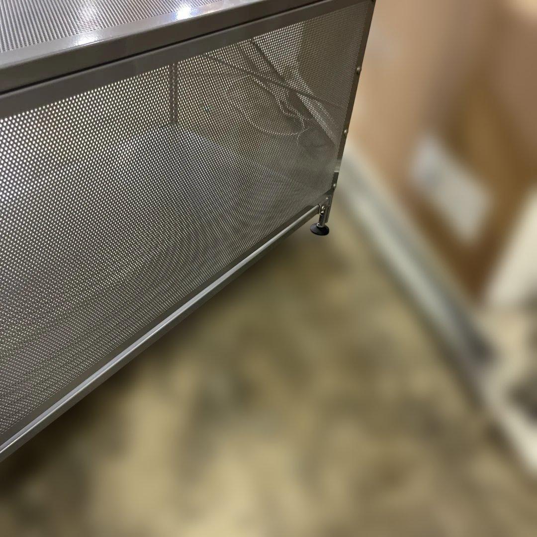 【無印良品】スチールユニットシェルフ◇５段◆バックパネル付◆