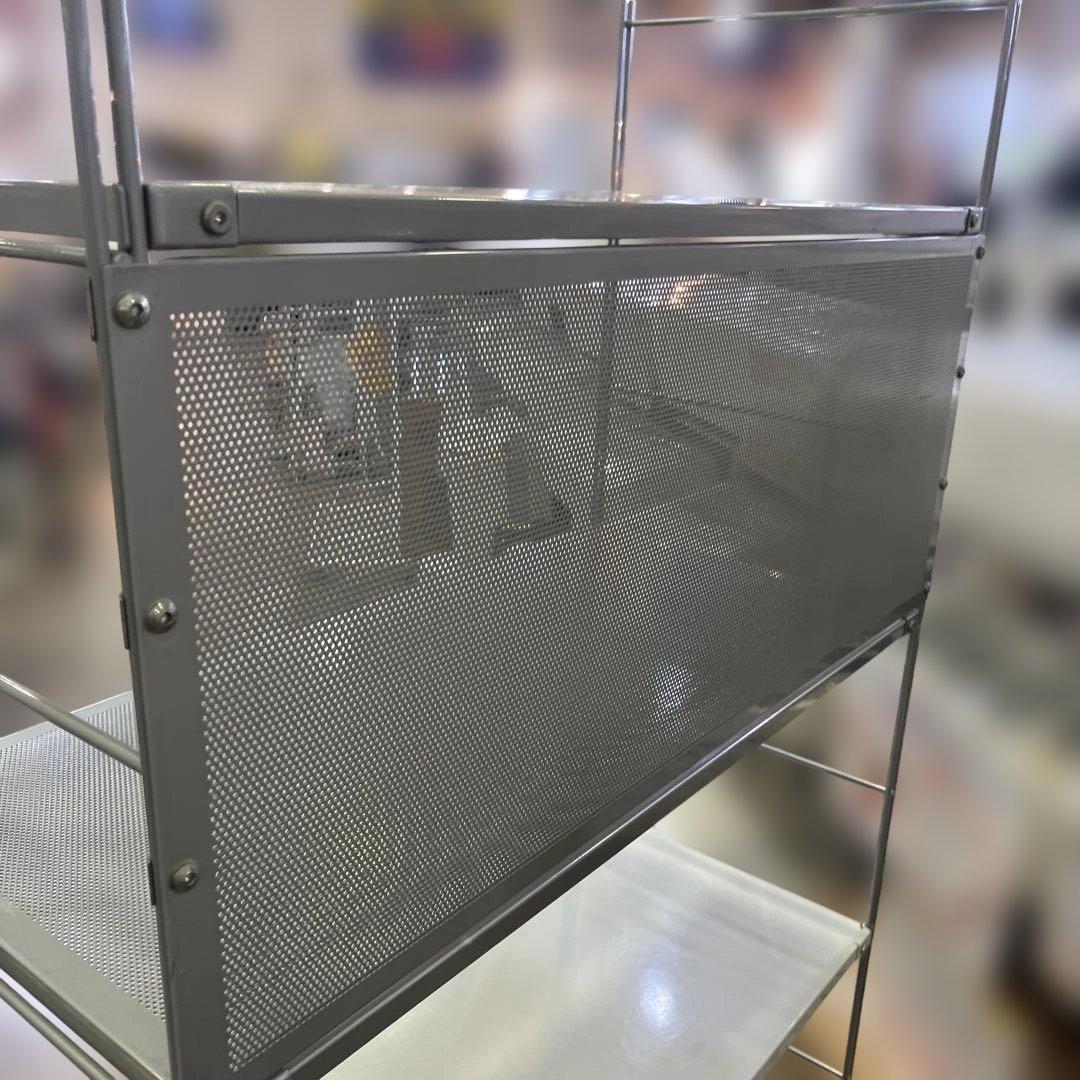 【無印良品】スチールユニットシェルフ◇５段◆バックパネル付◆