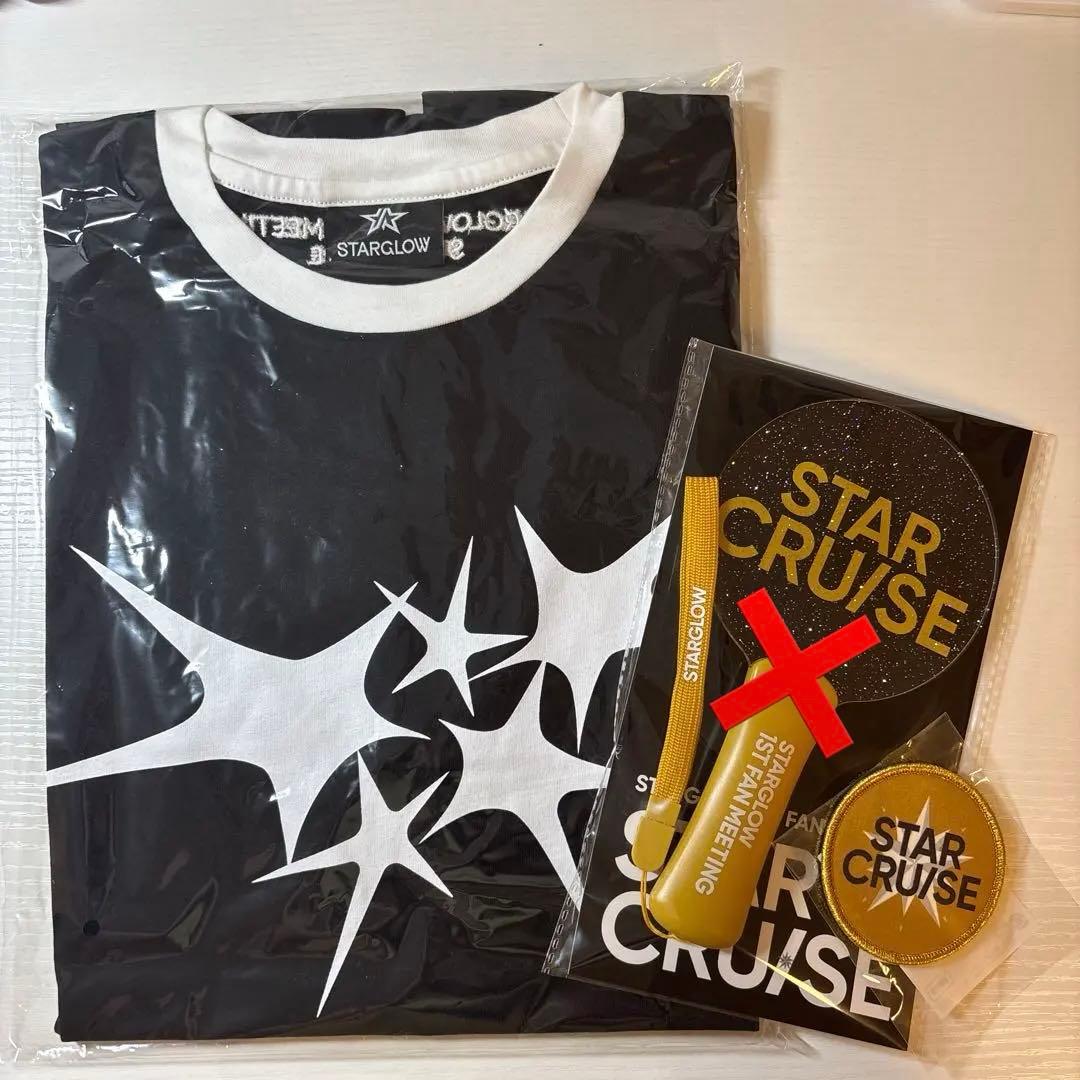 【新品・非売品特典付】STARGLOW 公式ロゴTシャツ Lサイズ＆ワッペン
