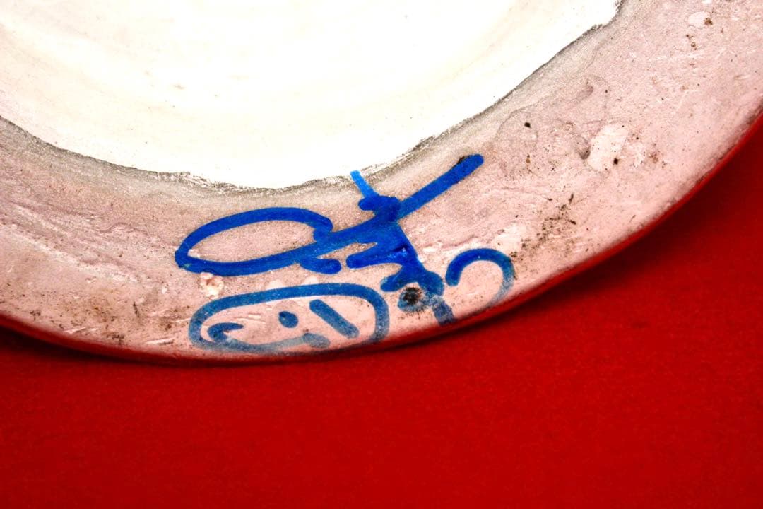 トルコ雑貨【アヴァノス陶器　飾り壺　ワインデキャンタ】