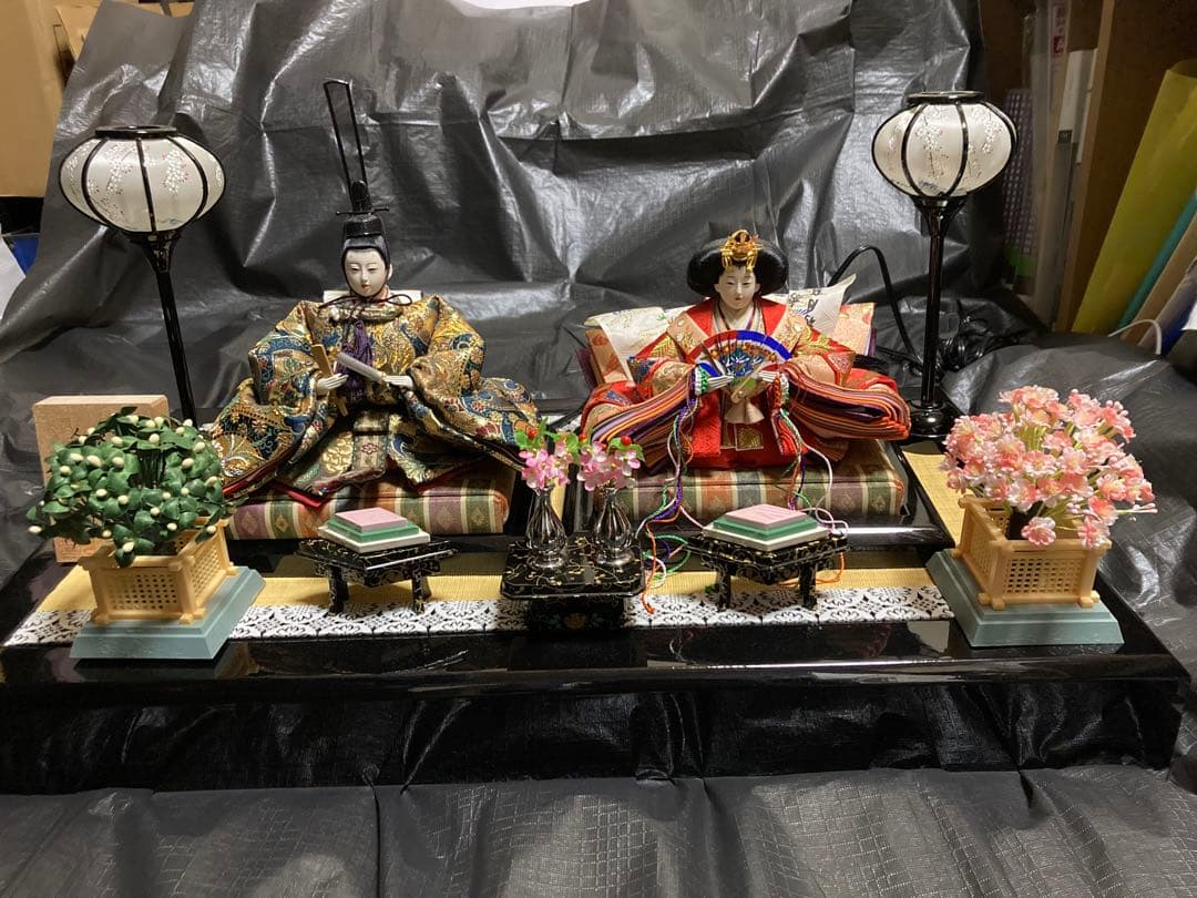 秀月　雛人形　親王飾り