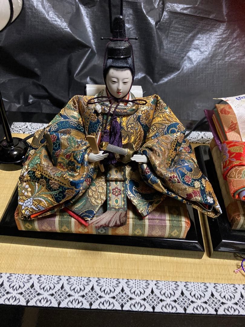 秀月　雛人形　親王飾り