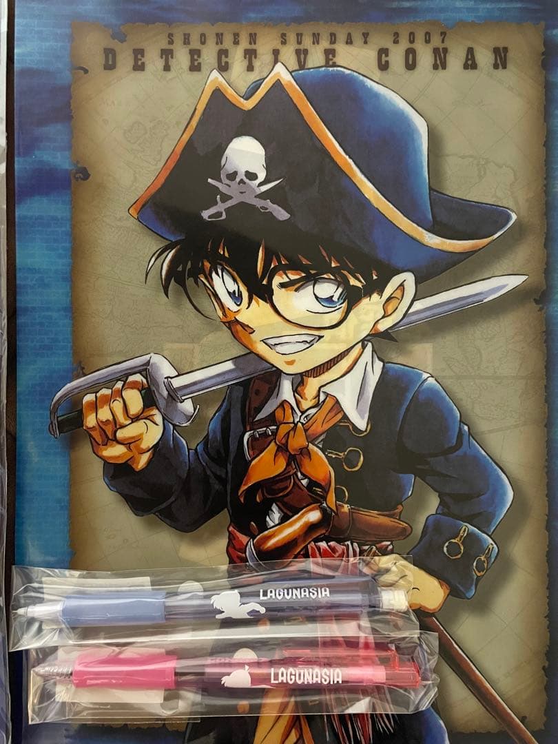 名探偵コナン ラグナシア、クリアファイル、ピンバッジ、トートバッグ、紺碧の棺