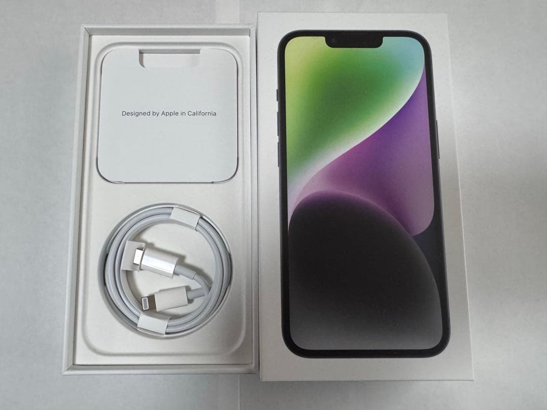 ★j★ iPhone 14 128GB ミッドナイト バッテリー92％
