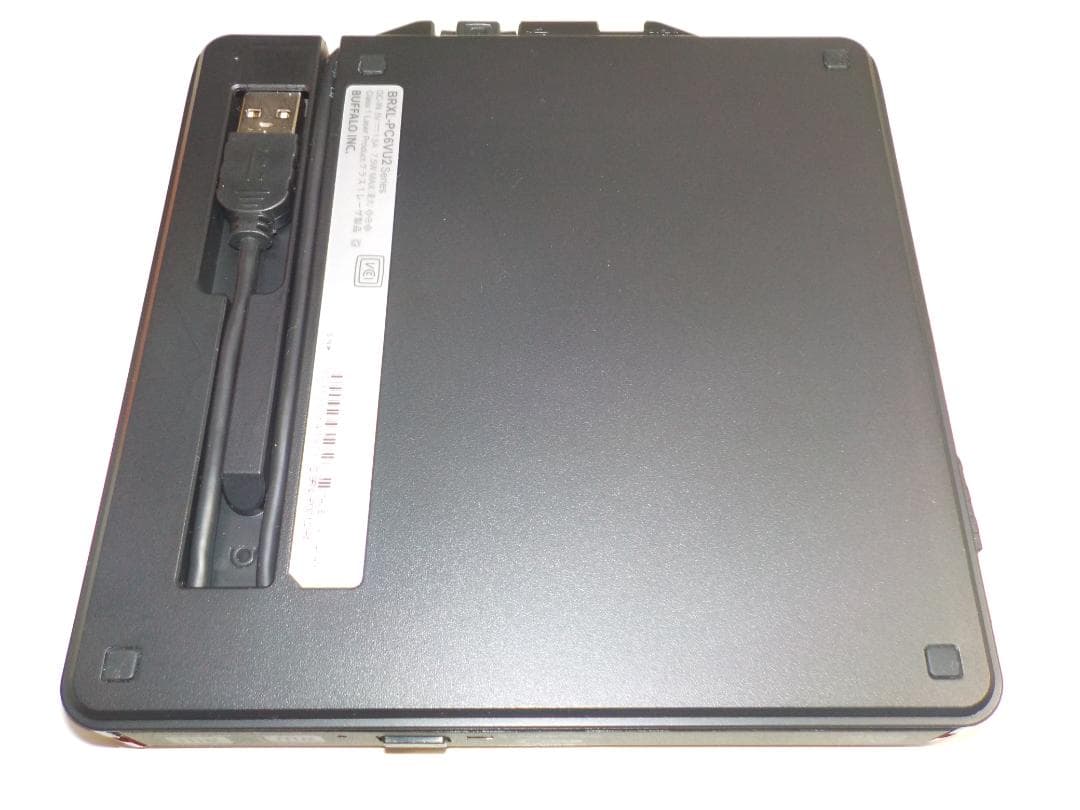 外付ポータブルブルーレイドライブ BRXL-PC6VU2-RD 新品同様