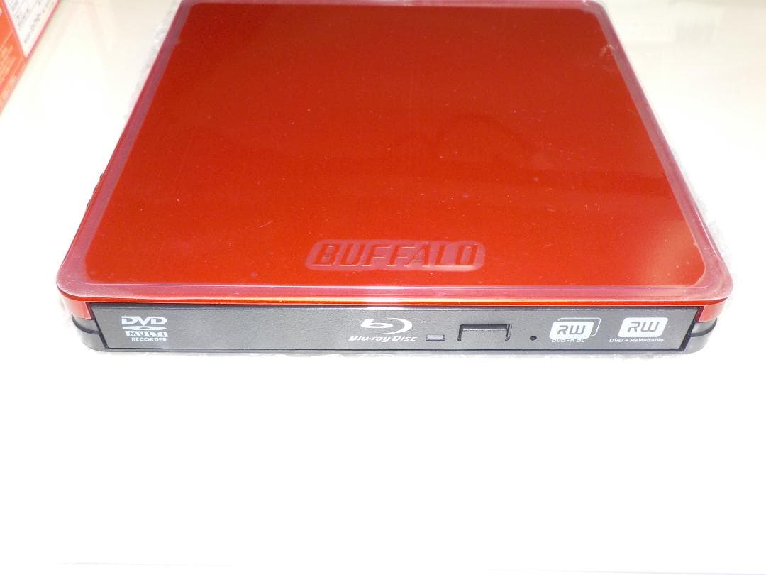外付ポータブルブルーレイドライブ BRXL-PC6VU2-RD 新品同様
