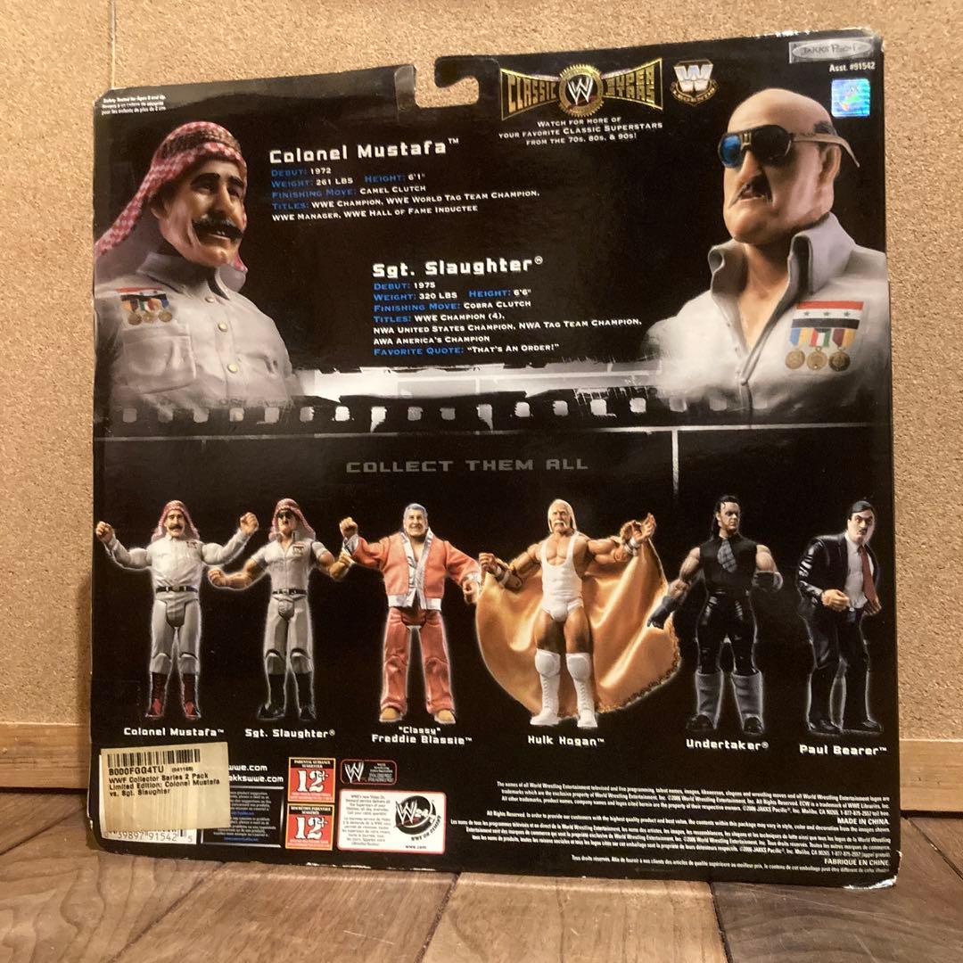 WWE クラシックサージェントスローター＆コロネルムスタファ＜アイアン・シーク＞