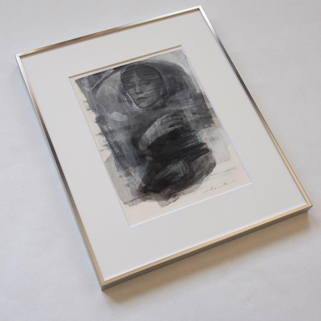 パティ・スミス ポートレート Patti Smith オリジナル 作品 額 LP