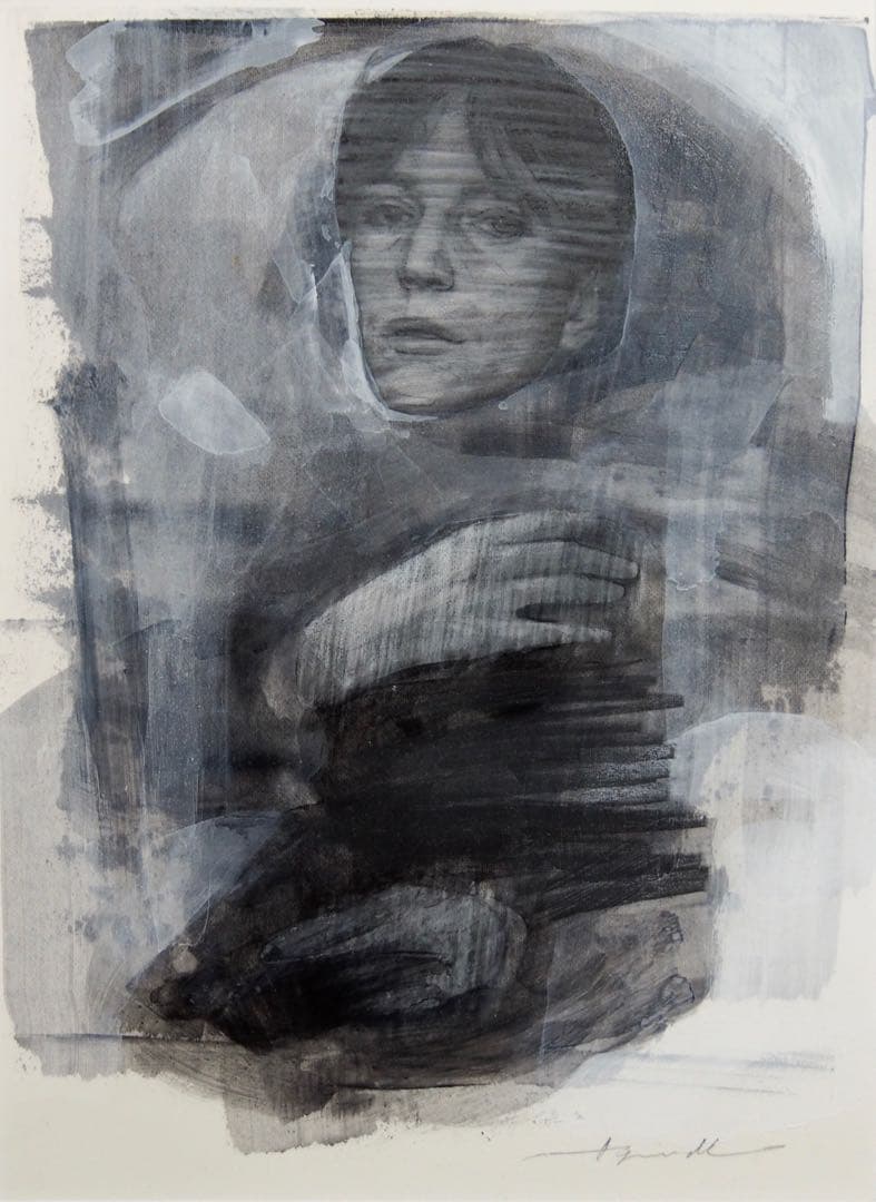 パティ・スミス ポートレート Patti Smith オリジナル 作品 額 LP