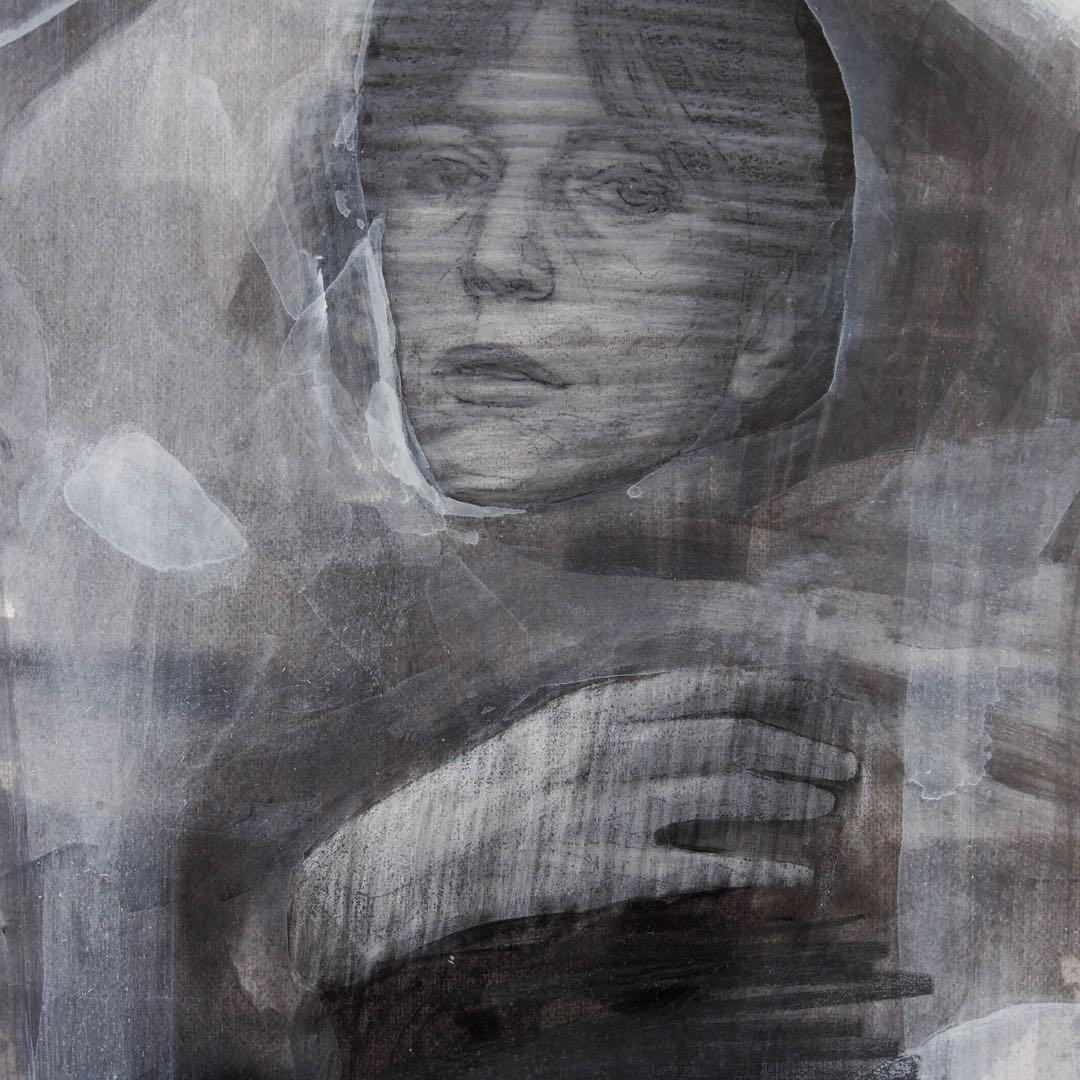 パティ・スミス ポートレート Patti Smith オリジナル 作品 額 LP