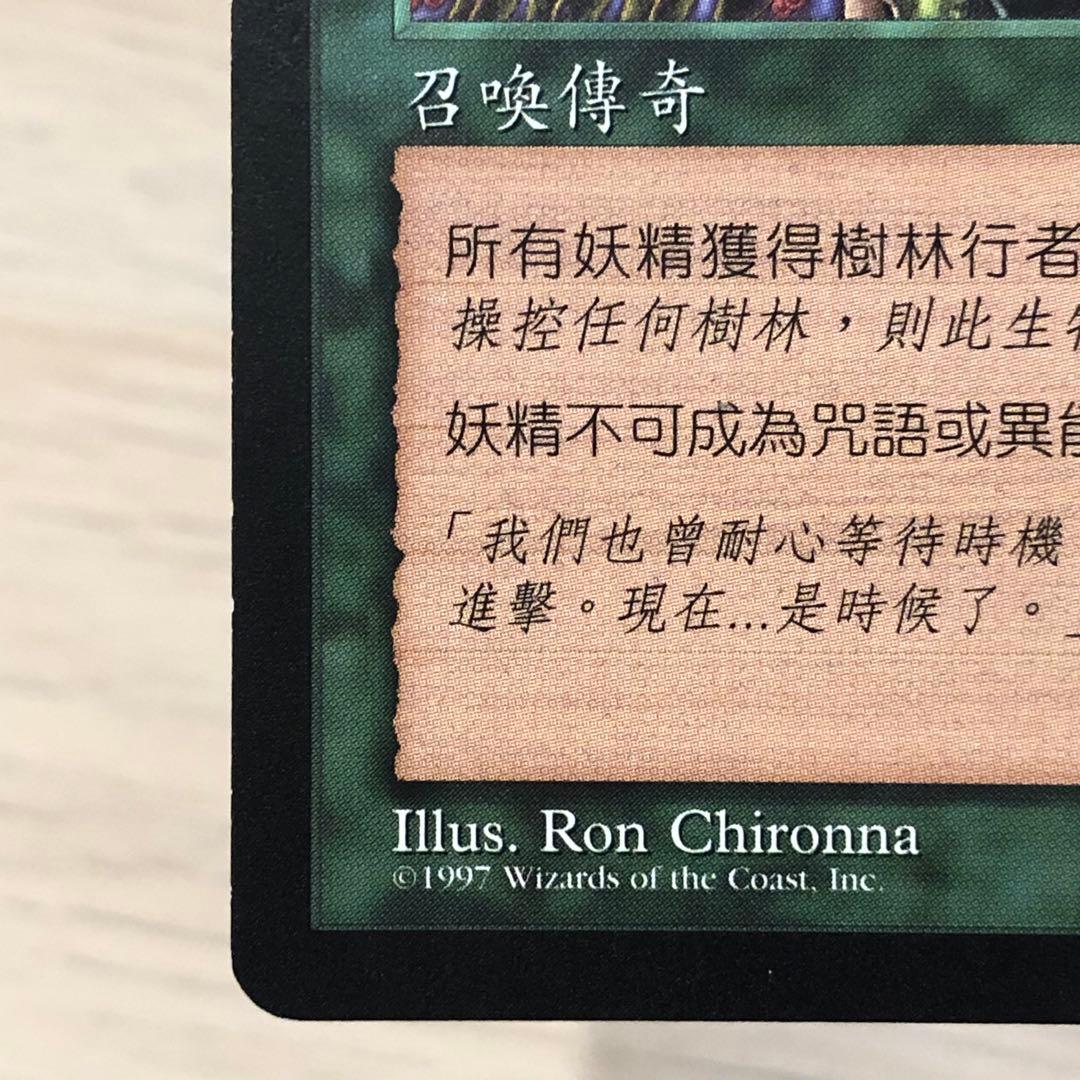 MTG 葉の王エラダムリー 中国語版 TMP 黒枠 旧枠 テンペスト