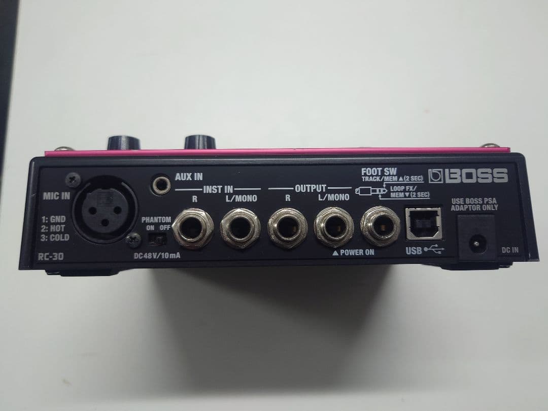 BOSS RC-30 LOOP STATION フットSW・アダプタ付き
