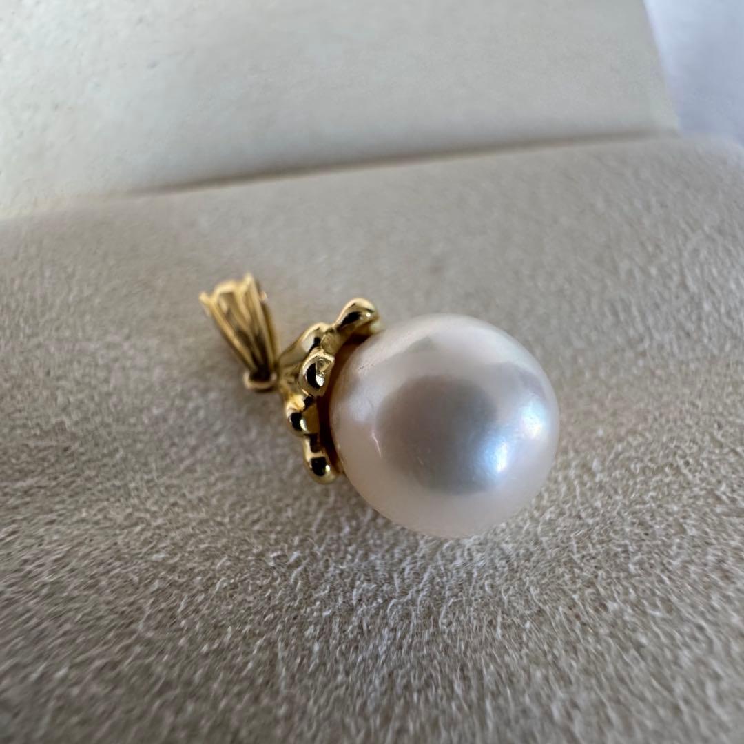 K18 パールペンダントトップ　真珠