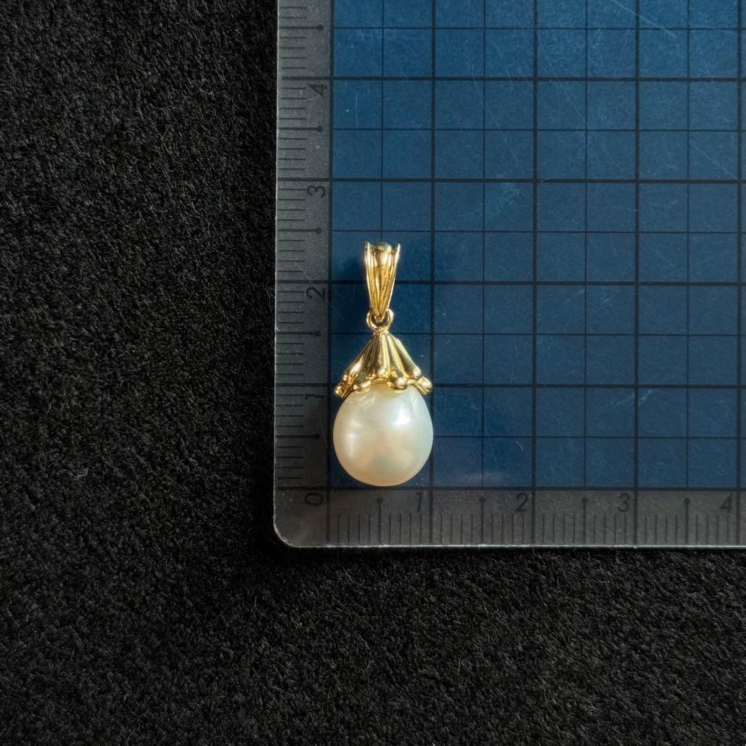 K18 パールペンダントトップ　真珠
