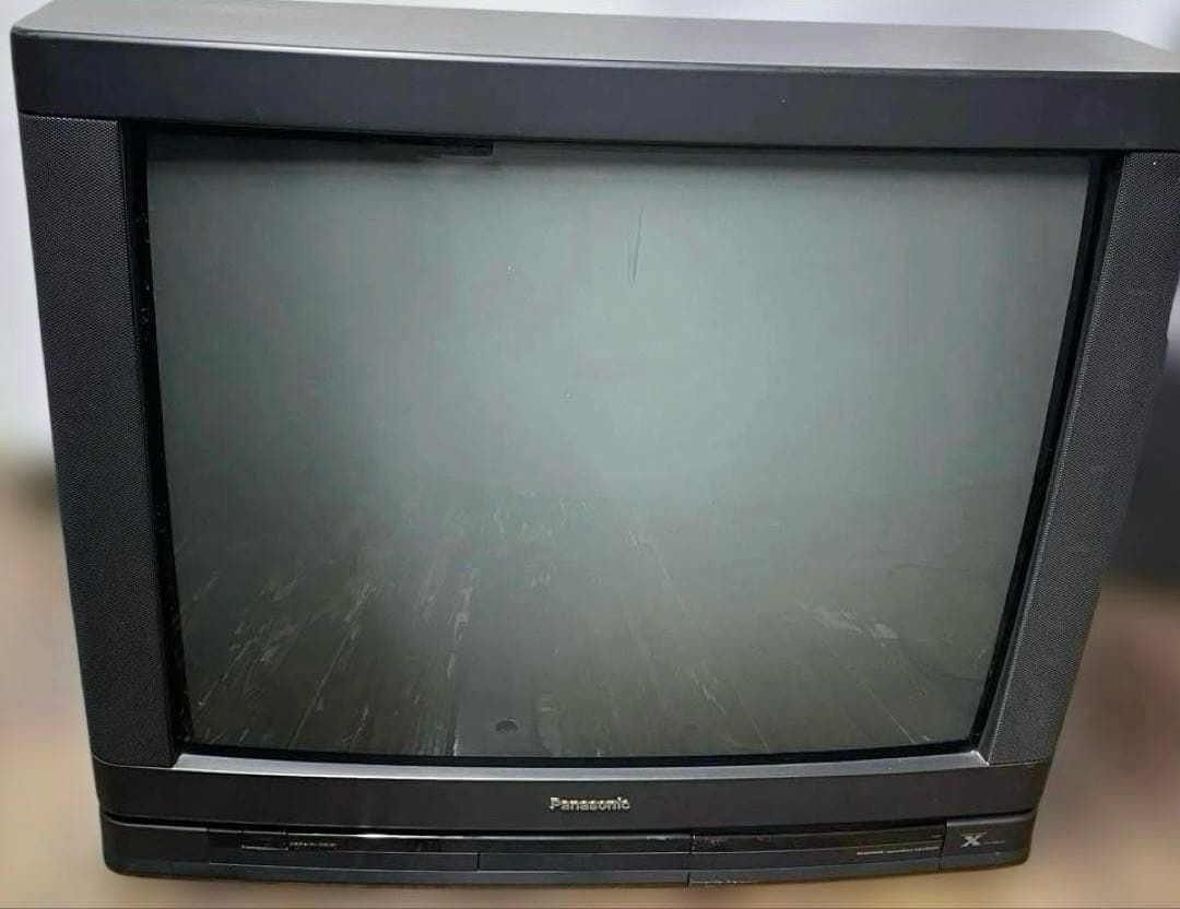 Panasonic ブラウン管　29型　カラーテレビ 90年製　レトロ