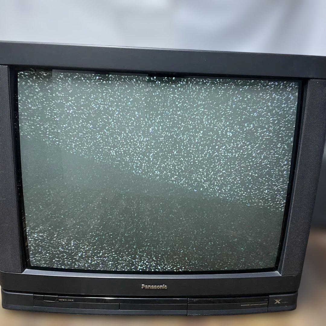 Panasonic ブラウン管　29型　カラーテレビ 90年製　レトロ