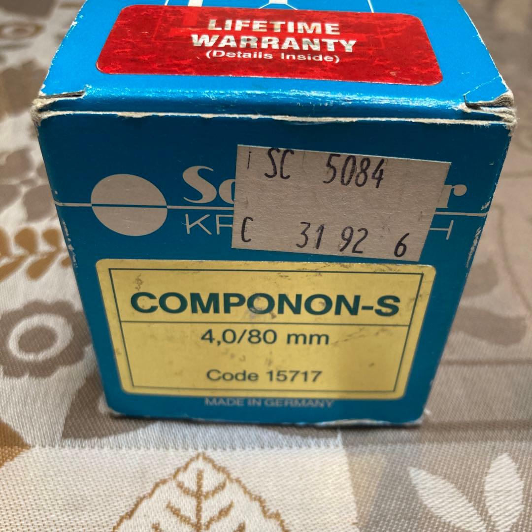 値下　美品Schneider COMPONON-S 4.0/80