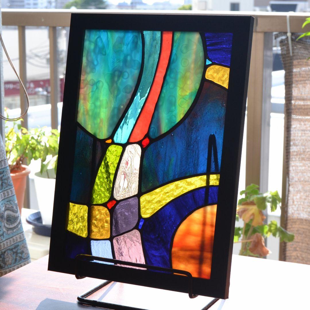 ステンドグラスパネル