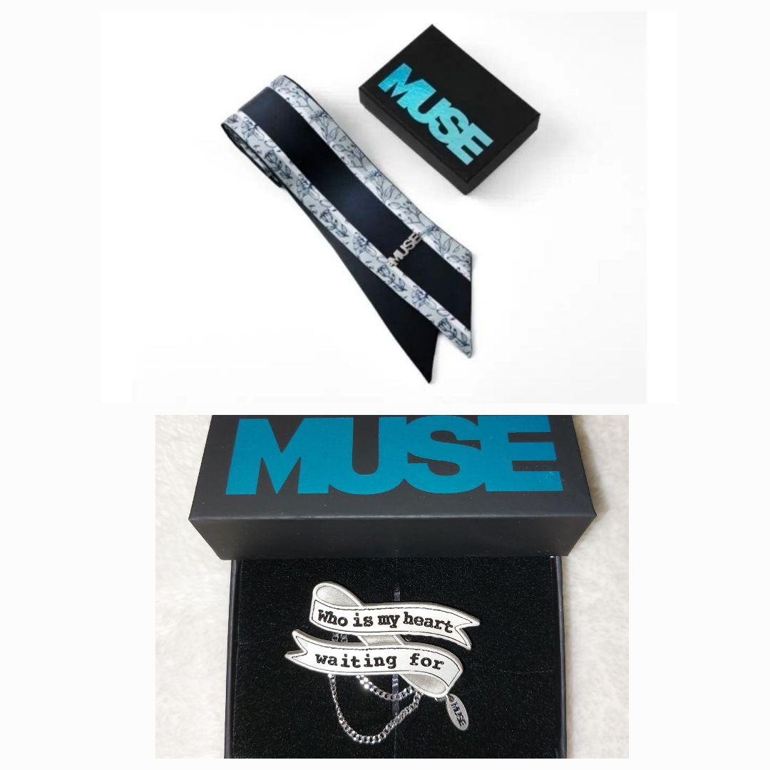BTS 公式 JIMIN ジミン MUSE タイスカーフ ＆ ピンブローチ