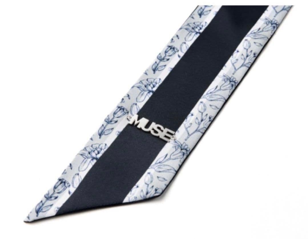 BTS 公式 JIMIN ジミン MUSE タイスカーフ ＆ ピンブローチ