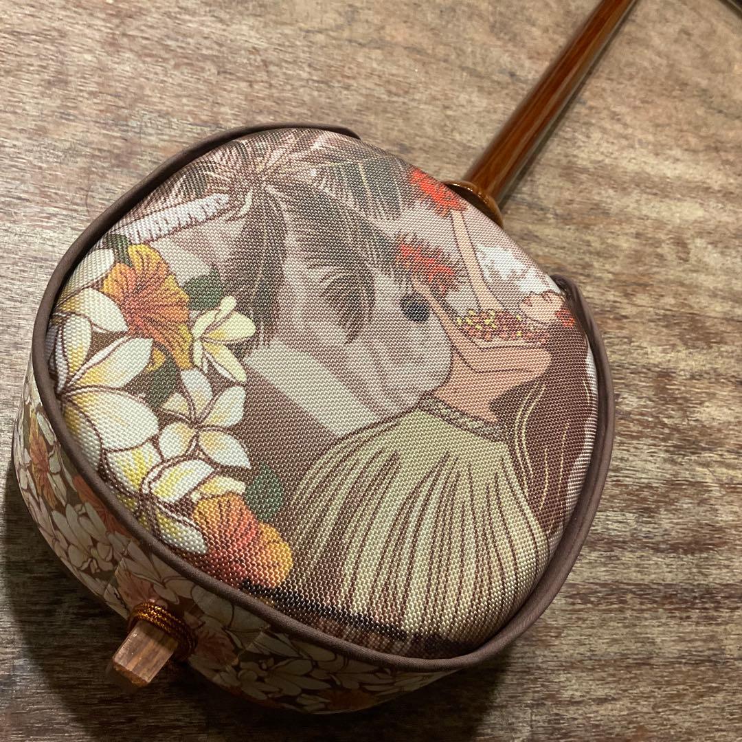 三線 さんしん 沖縄(琉舞)×フラダンサー (ハワイ) コラボデザイン ハナ