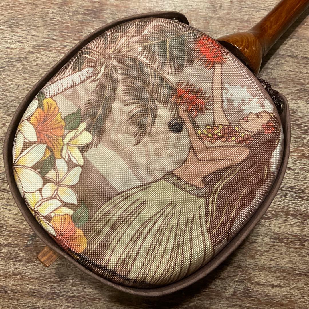 三線 さんしん 沖縄(琉舞)×フラダンサー (ハワイ) コラボデザイン ハナ