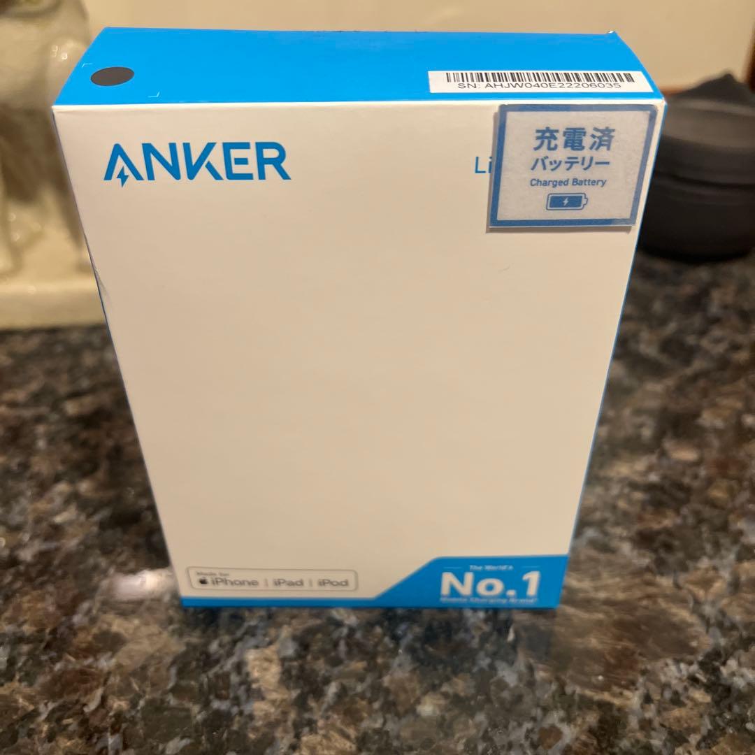 未使用ANKER モバイルバッテリー10000mAh lightning　黒