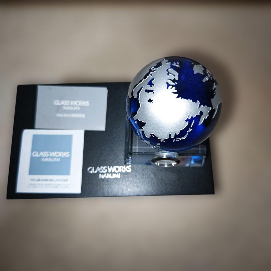 GLASS WORKS NARUMI 地球儀置時計