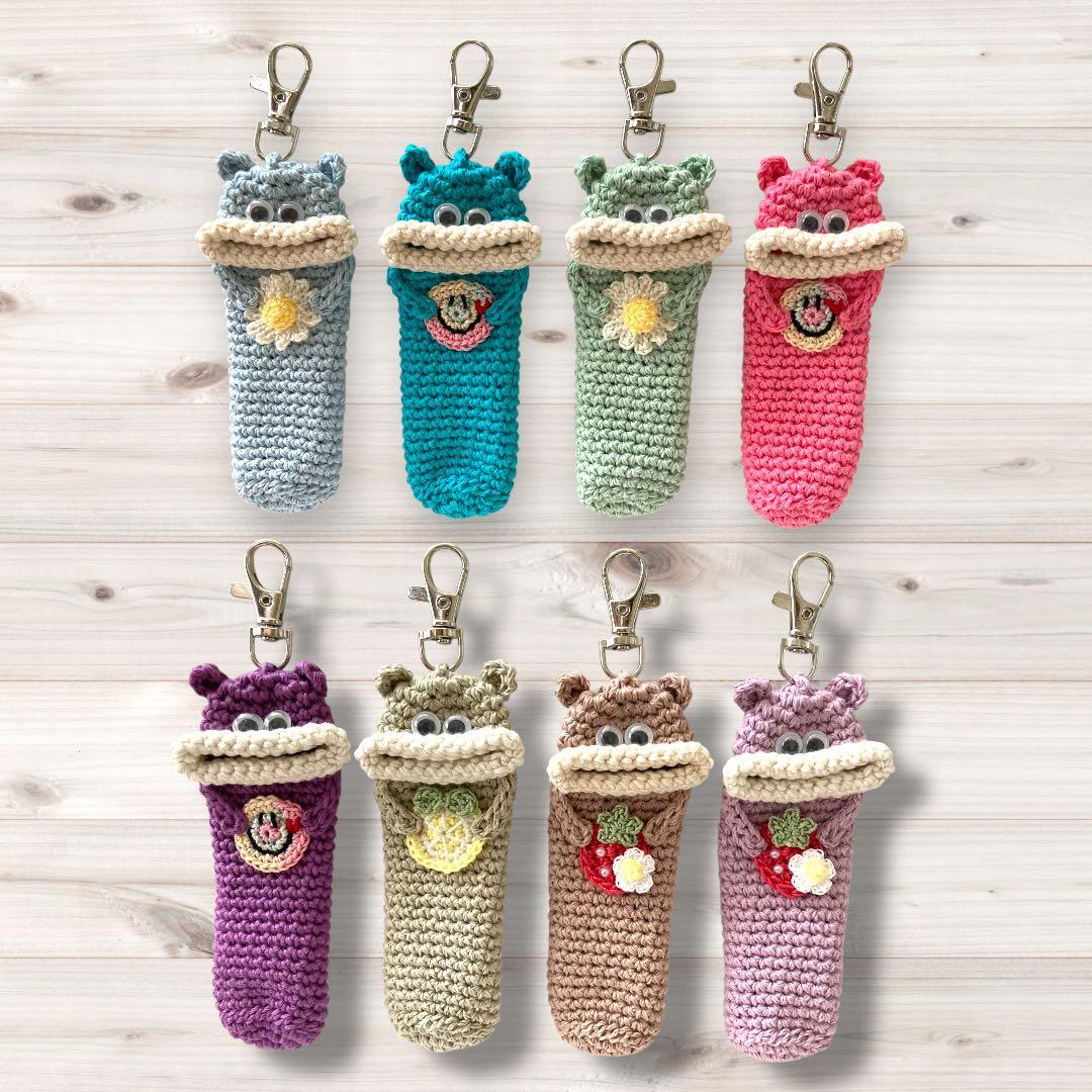 パクパクモンスター　リップケース　大きいサイズ ８個