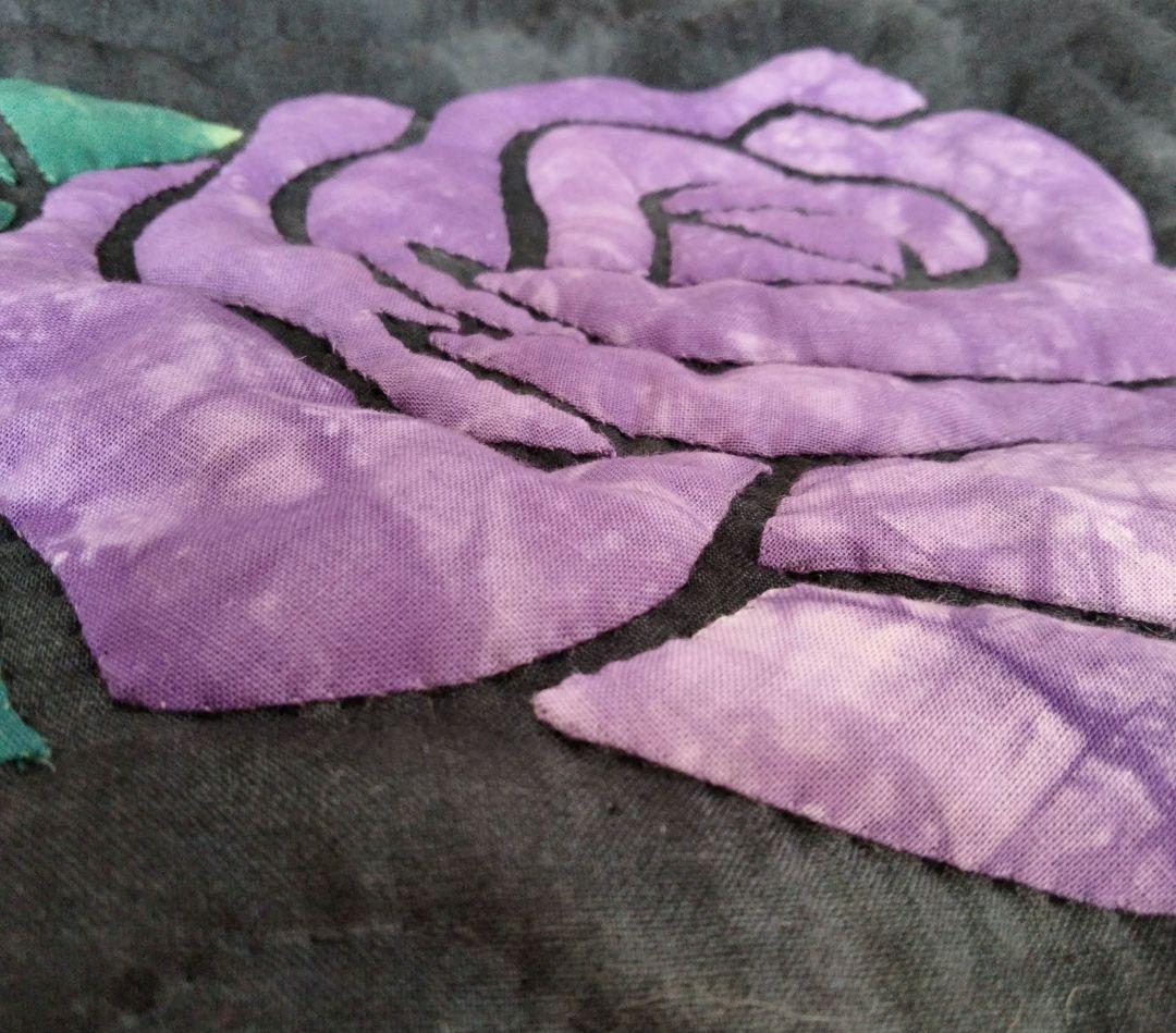 ☆278.ハワイアンキルト・バッグ・バラ