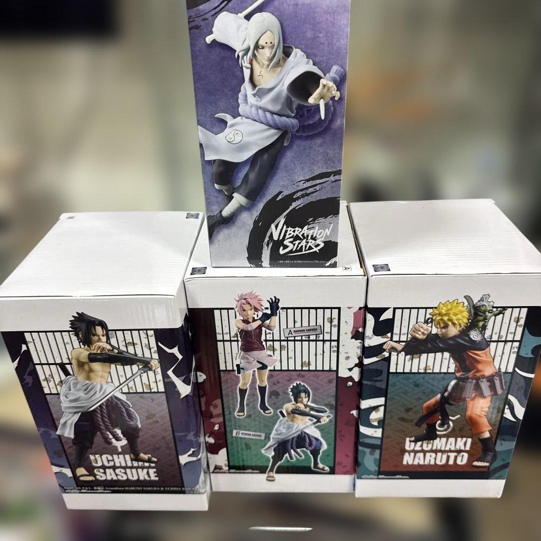 NARUTO Grandista サクラ、サスケ、ナルト、君麻呂セット