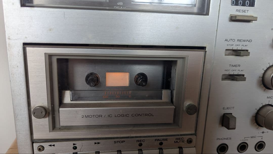 日立 Lo-D D-5M ローディー ステレオカセットデッキ【希少品ジャンク】