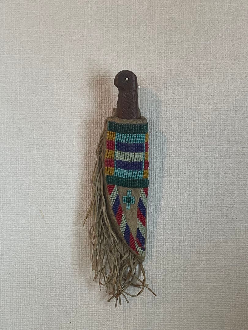 アンティーク　ビーズカバーナイフ