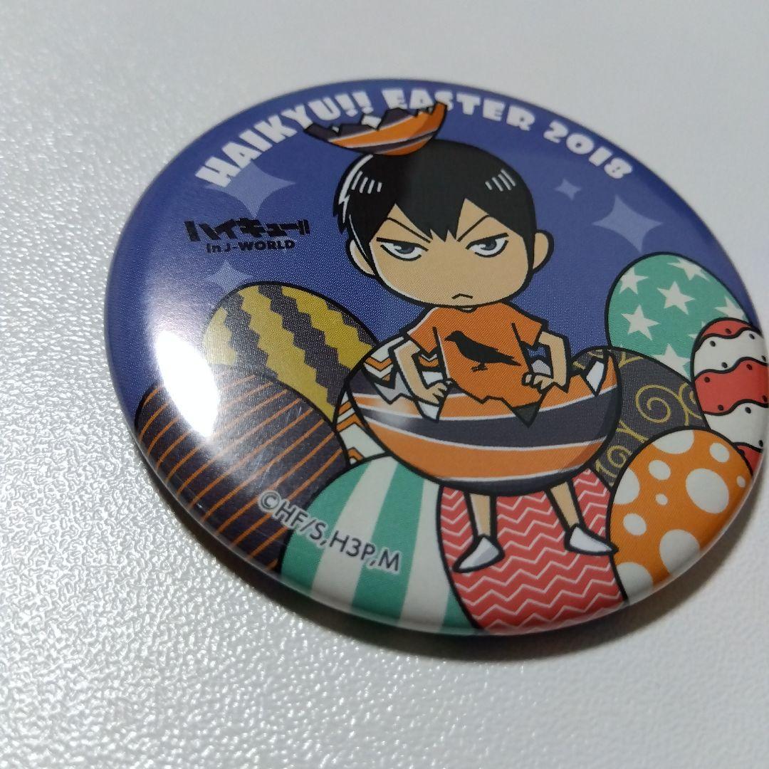 【ハイキュー!!】影山飛雄 J-WORLD イースター 缶バッジ