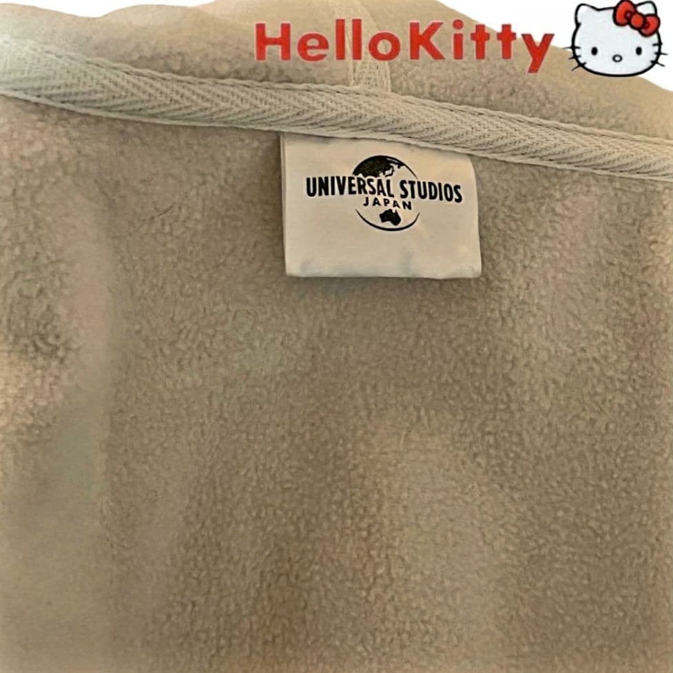 ☆HalloKitty ユニバコラボ廃盤 モコモコ フーディー Lsize美品☆