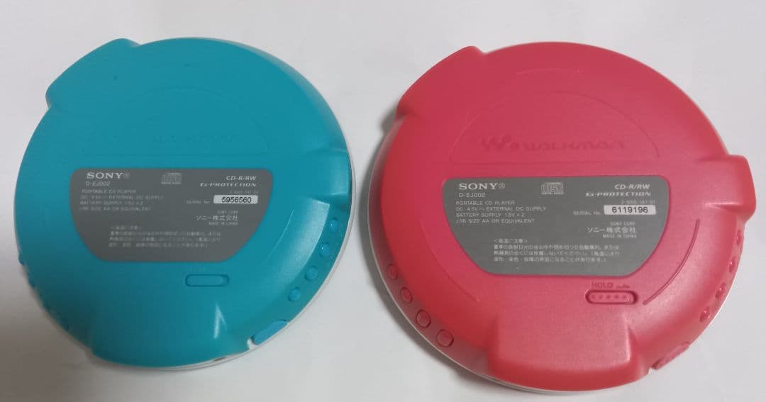 SONY D-EJ002 ポータブルCDプレーヤー CDウォークマン ソニー