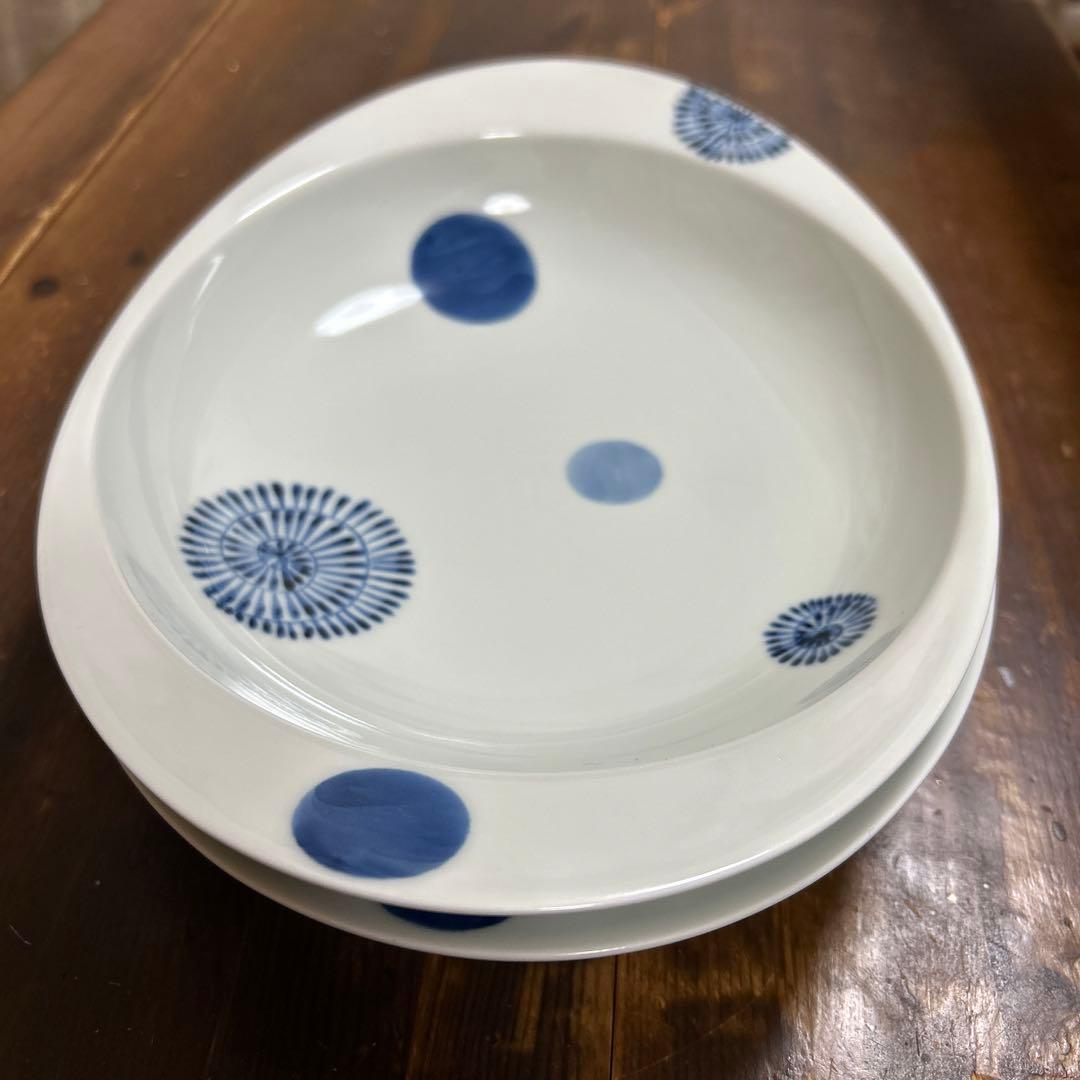 有田焼　そうた窯　丸紋　極上のカレー皿【大】　パスタ皿にも　2枚