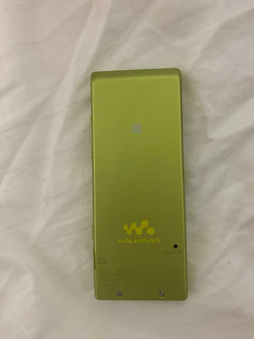 m*k様 SONY ウォークマン NW-A20シリーズライムイエロー 初期化済み