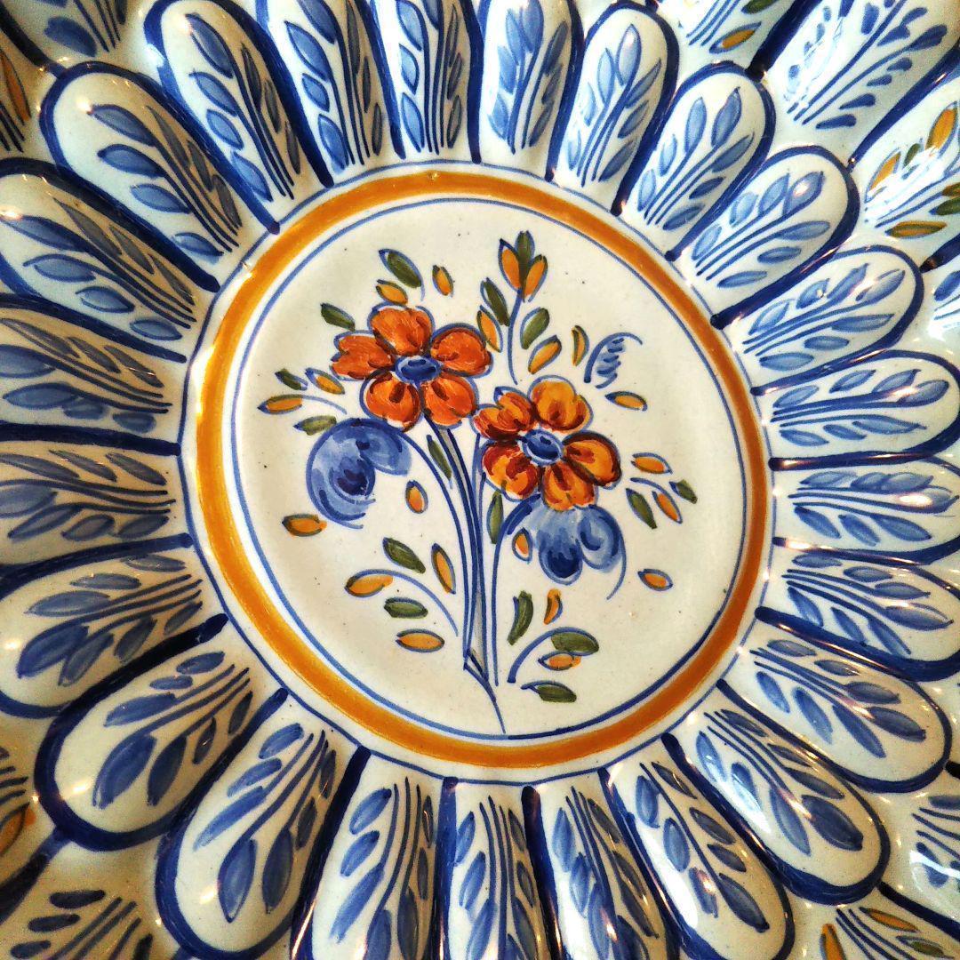 タラベラ焼　絵皿　飾り皿　大皿