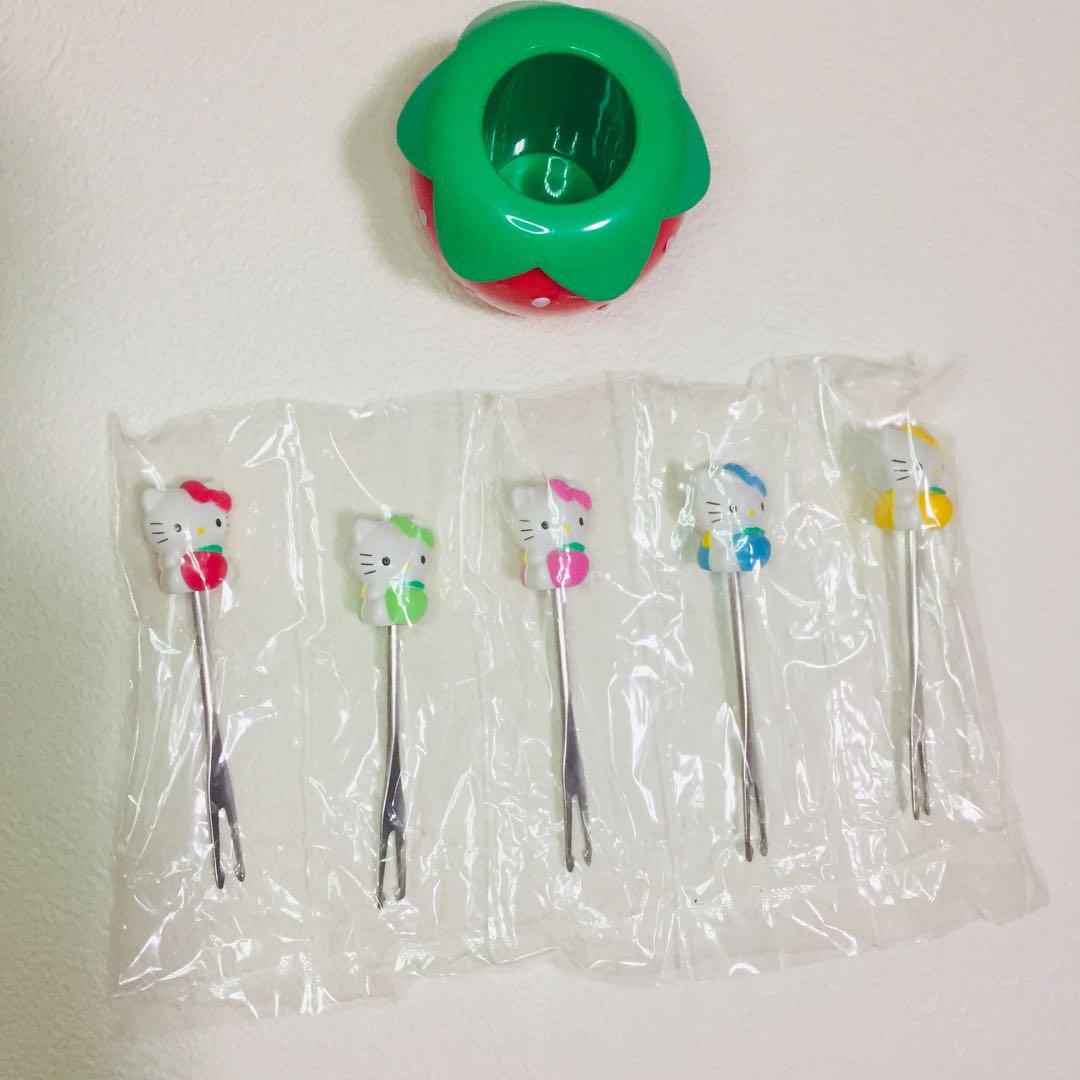 キティ/いちごフルーツスティック/ポイントカード/サンリオキャラ/景品非売品