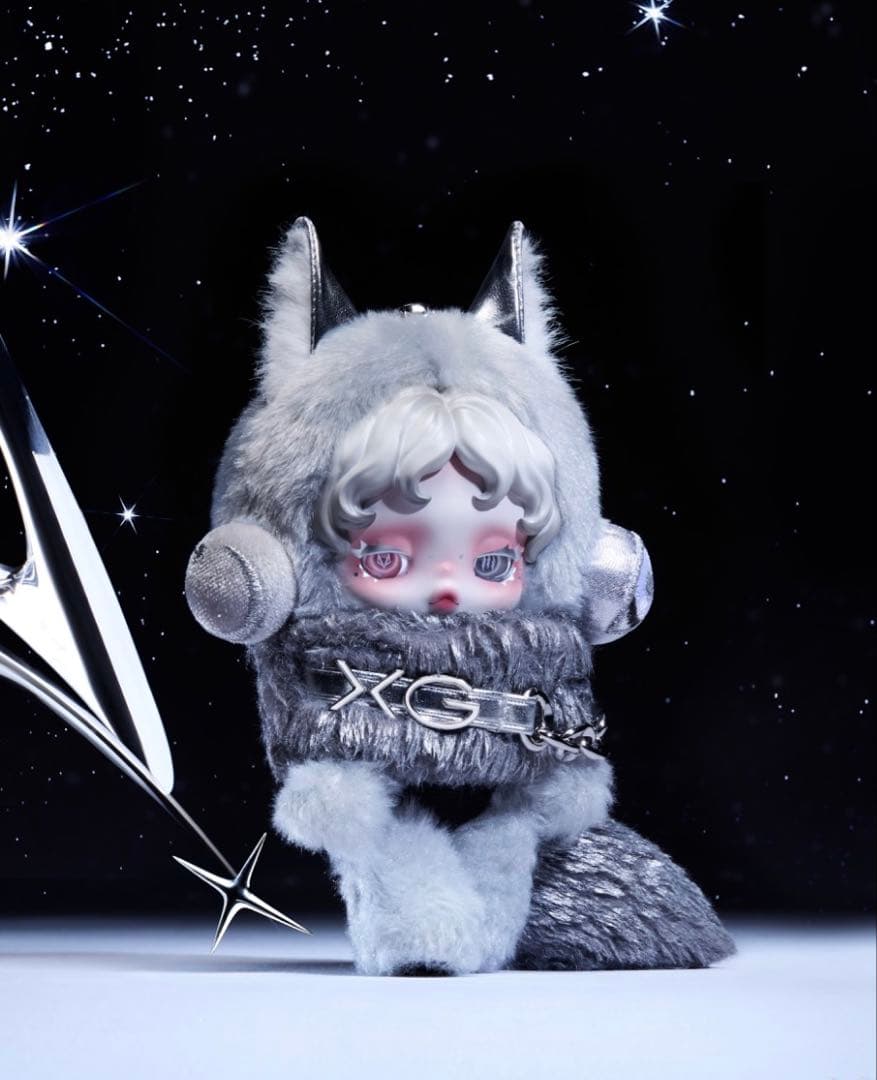 スカルパンダXG ぬいぐるみペンダント 日本限定 ポップマート 新品未開封