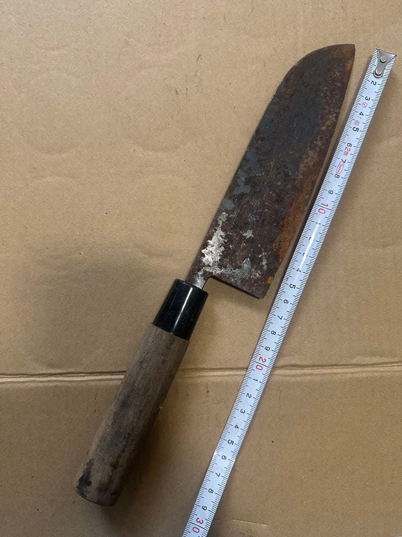 備中 輝光 三 出刃包丁　和包丁 包丁 料理包丁　C143