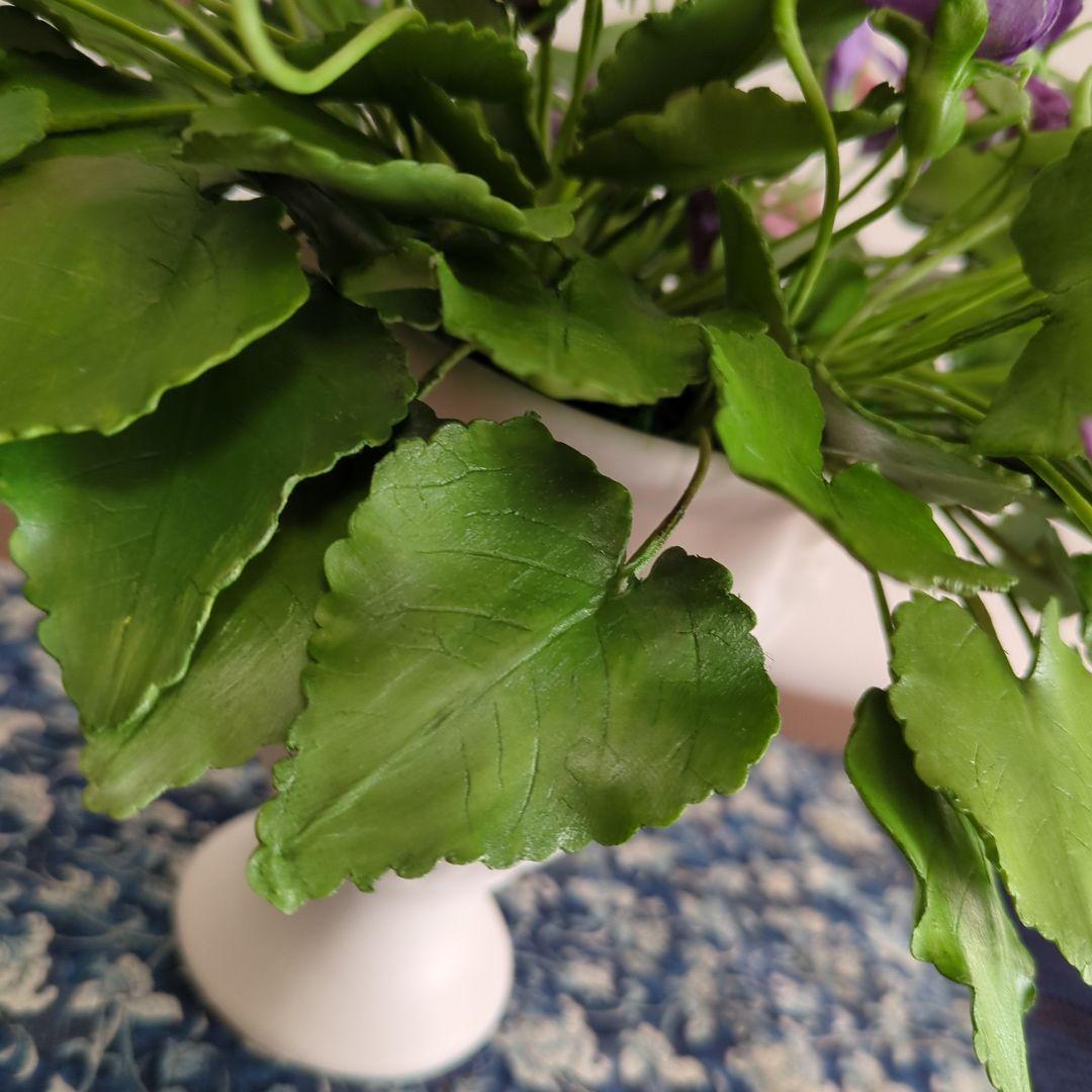 クレイフラワースミレの花束