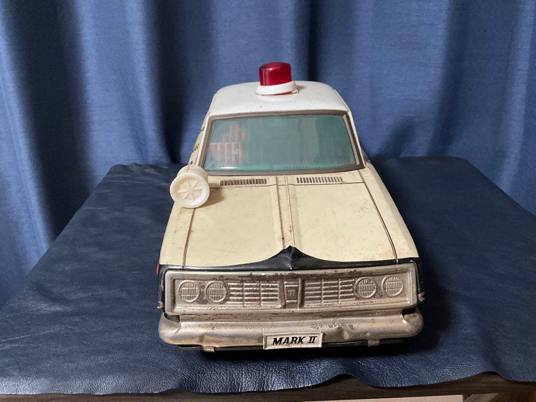 昭和レトロ　ブリキ　コロナ　マークⅡ 大型警視庁パトカー